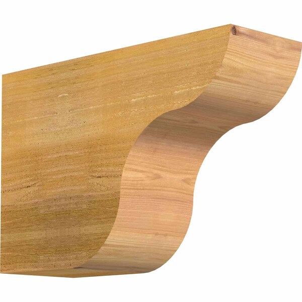 Ekena Millwork Carmel Rough Sawn Rafter Tail, Western Red Cedar, 6"W x 12"H x 18"L RFT06X12X18CAR00RWR - main